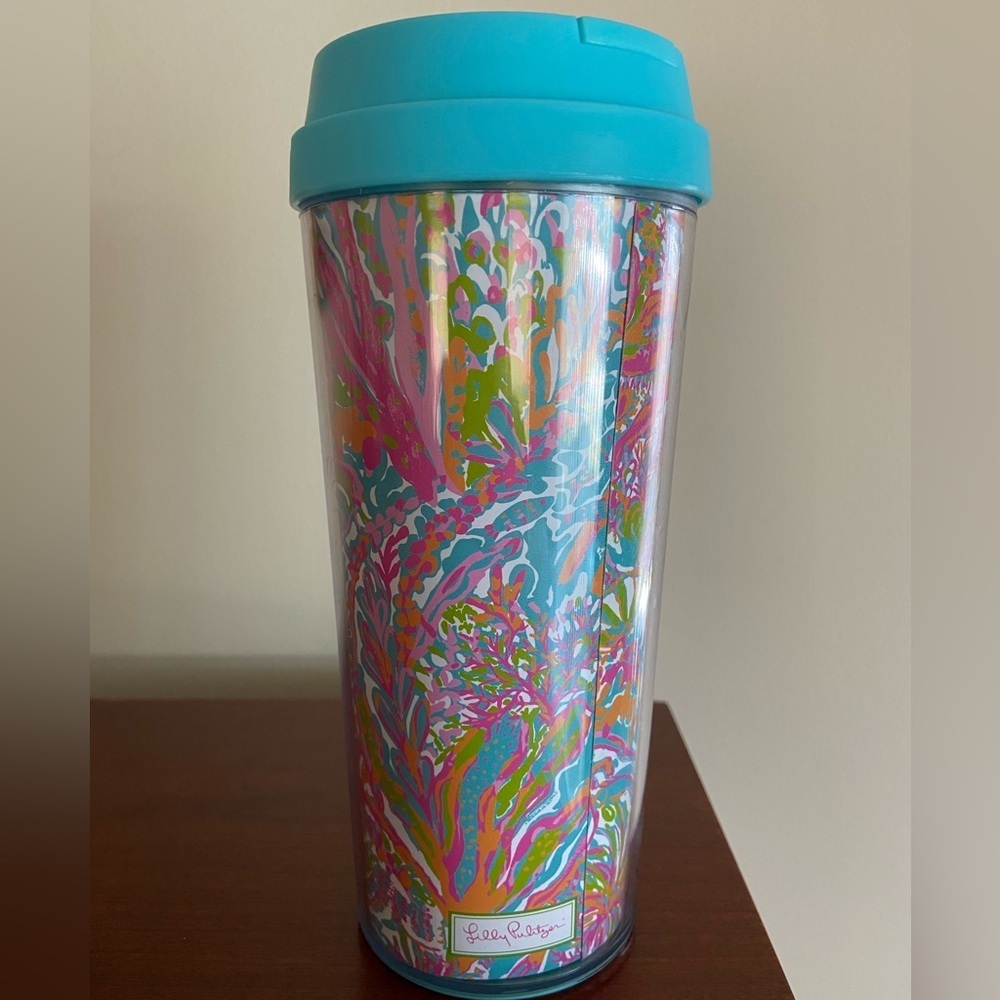 🩵 Lilly Pulitzer Scuba To Cuba Thermal Mug Travel